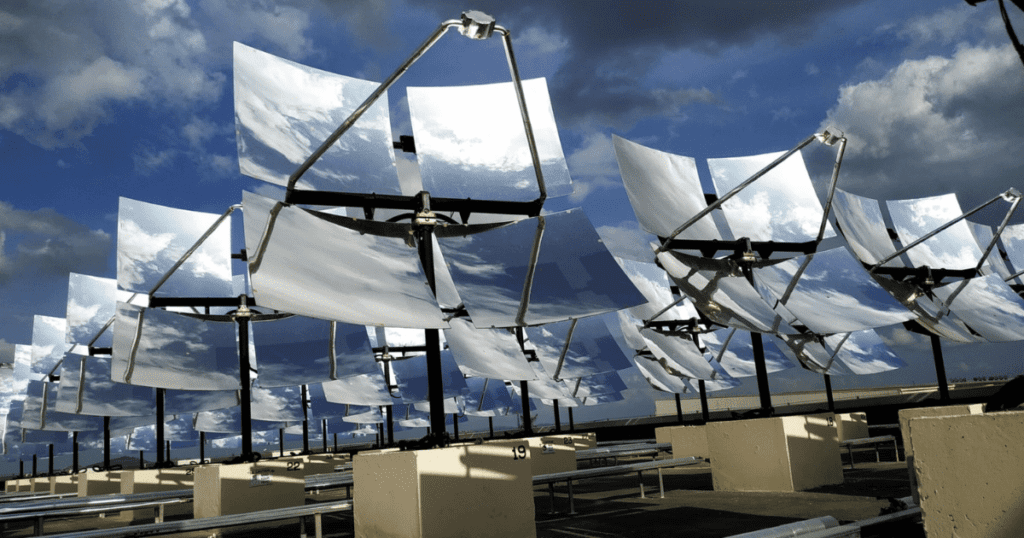 Painel solar concentrador