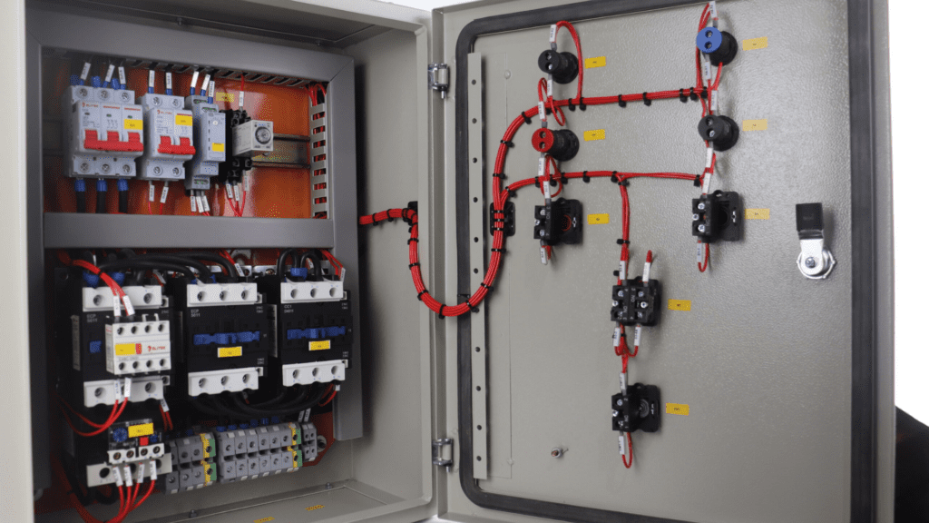 painel de comando aberto